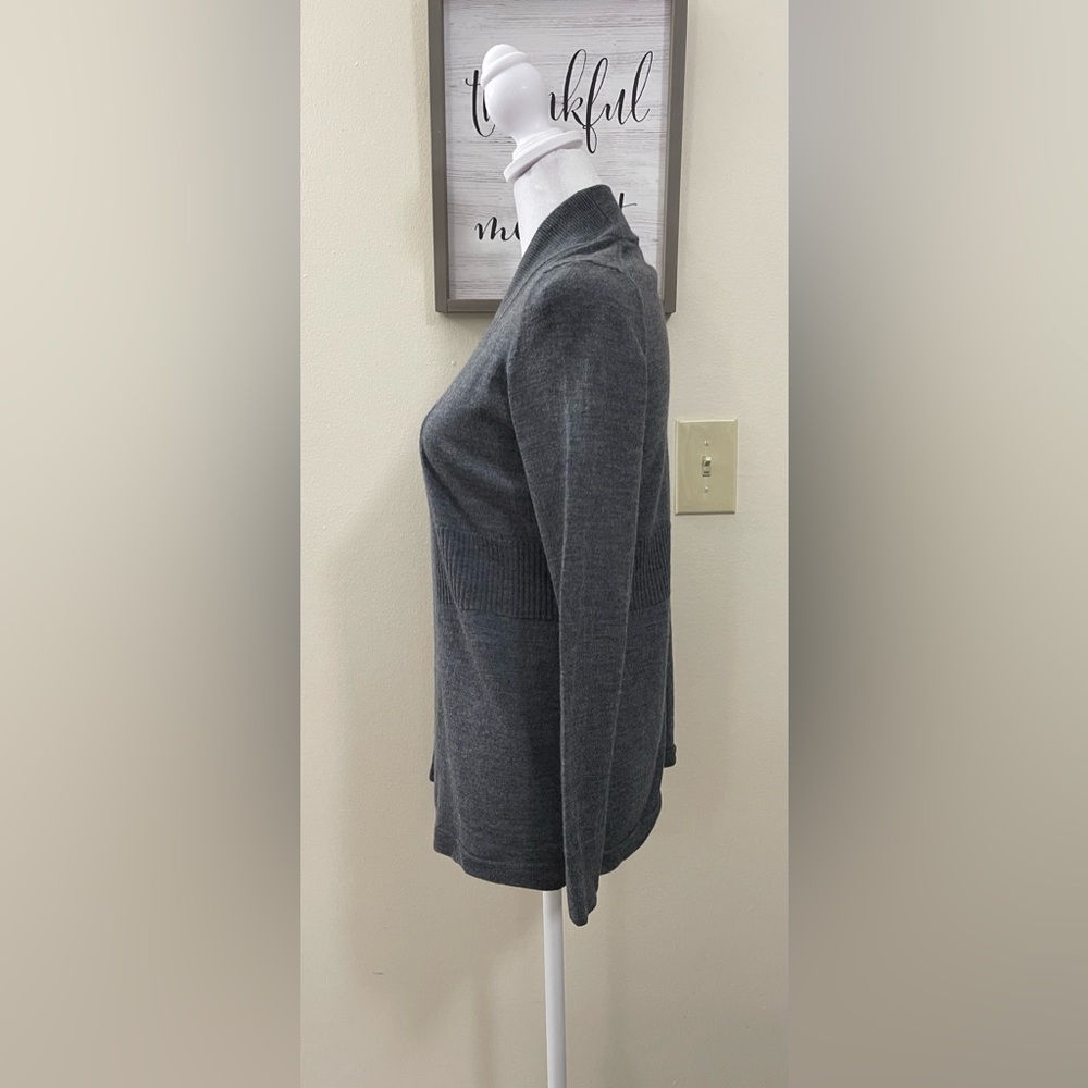 Talbots Women’s Cardigan Open Front Pure Merino Wool Sz Small. - Picture 7 of 17